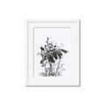 Picture of Black Daisy I _GroupedProduct_Rectangle_Portrait_Framed_Matted_