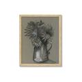 Picture of Charcoal Flower Drawing I _GroupedProduct_Rectangle_Portrait_Framed_Matted_