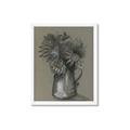 Picture of Charcoal Flower Drawing I _GroupedProduct_Rectangle_Portrait_Framed_Matted_