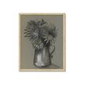 Picture of Charcoal Flower Drawing I _GroupedProduct_Rectangle_Portrait_Framed_Matted_