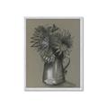 Picture of Charcoal Flower Drawing I _GroupedProduct_Rectangle_Portrait_Framed_Matted_