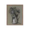 Picture of Charcoal Flower Drawing I _GroupedProduct_Rectangle_Portrait_Framed_Matted_