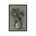 Picture of Charcoal Flower Drawing I _GroupedProduct_Rectangle_Portrait_Framed_Matted_