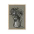 Picture of Charcoal Flower Drawing I _GroupedProduct_Rectangle_Portrait_Framed_Matted_