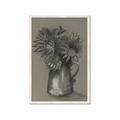 Picture of Charcoal Flower Drawing I _GroupedProduct_Rectangle_Portrait_Framed_Matted_