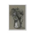Picture of Charcoal Flower Drawing I _GroupedProduct_Rectangle_Portrait_Framed_Matted_