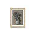 Picture of Charcoal Flower Drawing I _GroupedProduct_Rectangle_Portrait_Framed_Matted_