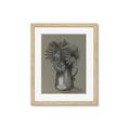 Picture of Charcoal Flower Drawing I _GroupedProduct_Rectangle_Portrait_Framed_Matted_