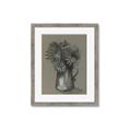 Picture of Charcoal Flower Drawing I _GroupedProduct_Rectangle_Portrait_Framed_Matted_
