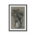 Picture of Charcoal Flower Drawing I _GroupedProduct_Rectangle_Portrait_Framed_Matted_