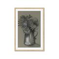 Picture of Charcoal Flower Drawing I _GroupedProduct_Rectangle_Portrait_Framed_Matted_