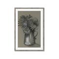 Picture of Charcoal Flower Drawing I _GroupedProduct_Rectangle_Portrait_Framed_Matted_
