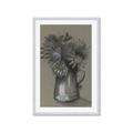 Picture of Charcoal Flower Drawing I _GroupedProduct_Rectangle_Portrait_Framed_Matted_