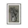 Picture of Charcoal Flower Drawing I _GroupedProduct_Rectangle_Portrait_Framed_Matted_