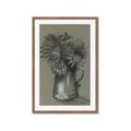 Picture of Charcoal Flower Drawing I _GroupedProduct_Rectangle_Portrait_Framed_Matted_