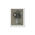 Picture of Charcoal Flower Drawing II _GroupedProduct_Rectangle_Portrait_Framed_Matted_