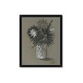 Picture of Charcoal Flower Drawing II _GroupedProduct_Rectangle_Portrait_Framed_Matted_