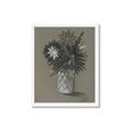 Picture of Charcoal Flower Drawing II _GroupedProduct_Rectangle_Portrait_Framed_Matted_