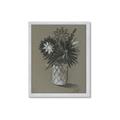 Picture of Charcoal Flower Drawing II _GroupedProduct_Rectangle_Portrait_Framed_Matted_