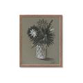 Picture of Charcoal Flower Drawing II _GroupedProduct_Rectangle_Portrait_Framed_Matted_