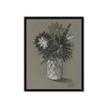 Picture of Charcoal Flower Drawing II _GroupedProduct_Rectangle_Portrait_Framed_Matted_