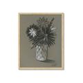 Picture of Charcoal Flower Drawing II _GroupedProduct_Rectangle_Portrait_Framed_Matted_