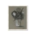 Picture of Charcoal Flower Drawing II _GroupedProduct_Rectangle_Portrait_Framed_Matted_