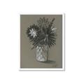 Picture of Charcoal Flower Drawing II _GroupedProduct_Rectangle_Portrait_Framed_Matted_