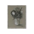 Picture of Charcoal Flower Drawing II _GroupedProduct_Rectangle_Portrait_Framed_Matted_