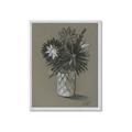 Picture of Charcoal Flower Drawing II _GroupedProduct_Rectangle_Portrait_Framed_Matted_