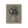 Picture of Charcoal Flower Drawing II _GroupedProduct_Rectangle_Portrait_Framed_Matted_
