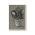 Picture of Charcoal Flower Drawing II _GroupedProduct_Rectangle_Portrait_Framed_Matted_