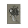 Picture of Charcoal Flower Drawing II _GroupedProduct_Rectangle_Portrait_Framed_Matted_