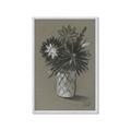 Picture of Charcoal Flower Drawing II _GroupedProduct_Rectangle_Portrait_Framed_Matted_