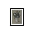 Picture of Charcoal Flower Drawing II _GroupedProduct_Rectangle_Portrait_Framed_Matted_