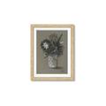 Picture of Charcoal Flower Drawing II _GroupedProduct_Rectangle_Portrait_Framed_Matted_