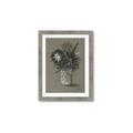 Picture of Charcoal Flower Drawing II _GroupedProduct_Rectangle_Portrait_Framed_Matted_