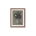 Picture of Charcoal Flower Drawing II _GroupedProduct_Rectangle_Portrait_Framed_Matted_