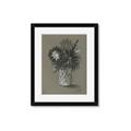 Picture of Charcoal Flower Drawing II _GroupedProduct_Rectangle_Portrait_Framed_Matted_
