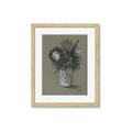 Picture of Charcoal Flower Drawing II _GroupedProduct_Rectangle_Portrait_Framed_Matted_