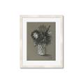 Picture of Charcoal Flower Drawing II _GroupedProduct_Rectangle_Portrait_Framed_Matted_