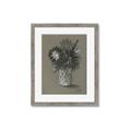 Picture of Charcoal Flower Drawing II _GroupedProduct_Rectangle_Portrait_Framed_Matted_