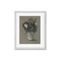 Picture of Charcoal Flower Drawing II _GroupedProduct_Rectangle_Portrait_Framed_Matted_