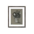 Picture of Charcoal Flower Drawing II _GroupedProduct_Rectangle_Portrait_Framed_Matted_
