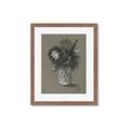 Picture of Charcoal Flower Drawing II _GroupedProduct_Rectangle_Portrait_Framed_Matted_