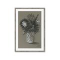 Picture of Charcoal Flower Drawing II _GroupedProduct_Rectangle_Portrait_Framed_Matted_