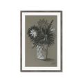 Picture of Charcoal Flower Drawing II _GroupedProduct_Rectangle_Portrait_Framed_Matted_
