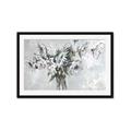Picture of Green Leafy Flower _GroupedProduct_Rectangle_Landscape_Framed_Matted_