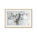 Picture of Green Leafy Flower _GroupedProduct_Rectangle_Landscape_Framed_Matted_
