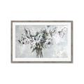 Picture of Green Leafy Flower _GroupedProduct_Rectangle_Landscape_Framed_Matted_